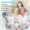 TAILI Shower Handles for Elderly Suction, 2 Pack 12 Inch