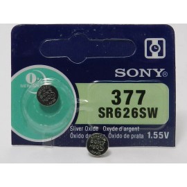 Sony 377  SR626SW Watch Battery 1Pc  (Exp. 10/2030)