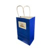 Big Top Deals USA Blue Paper Bag 5.25x3.2x8 Inches with