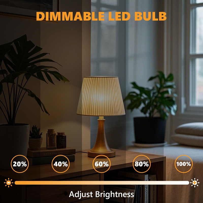 HMYYJT Dimmable LED Candelabra Bulb 60W Equivalent E12 LED Bulb