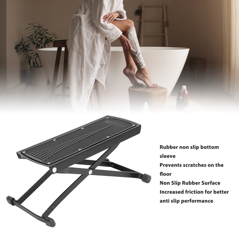 Pedicure Foot Rest 6 Adjustable Height Sturdy Thickened Non Slip