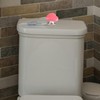 Luckious 4 PCS Heart Shaped Toilet Flush Button Versatile Press