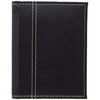 Neil Enterprises Inc. 4x6 Black Photo Album with White Stitching