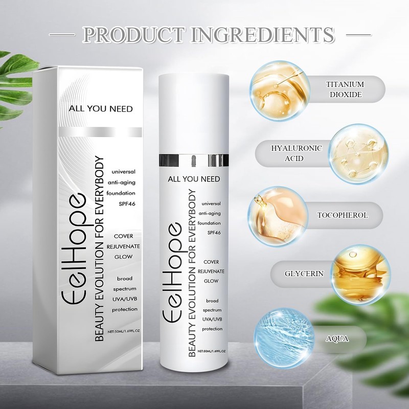 Age Defying Foundation with Age Defying Serum, Age Defying Makeup,