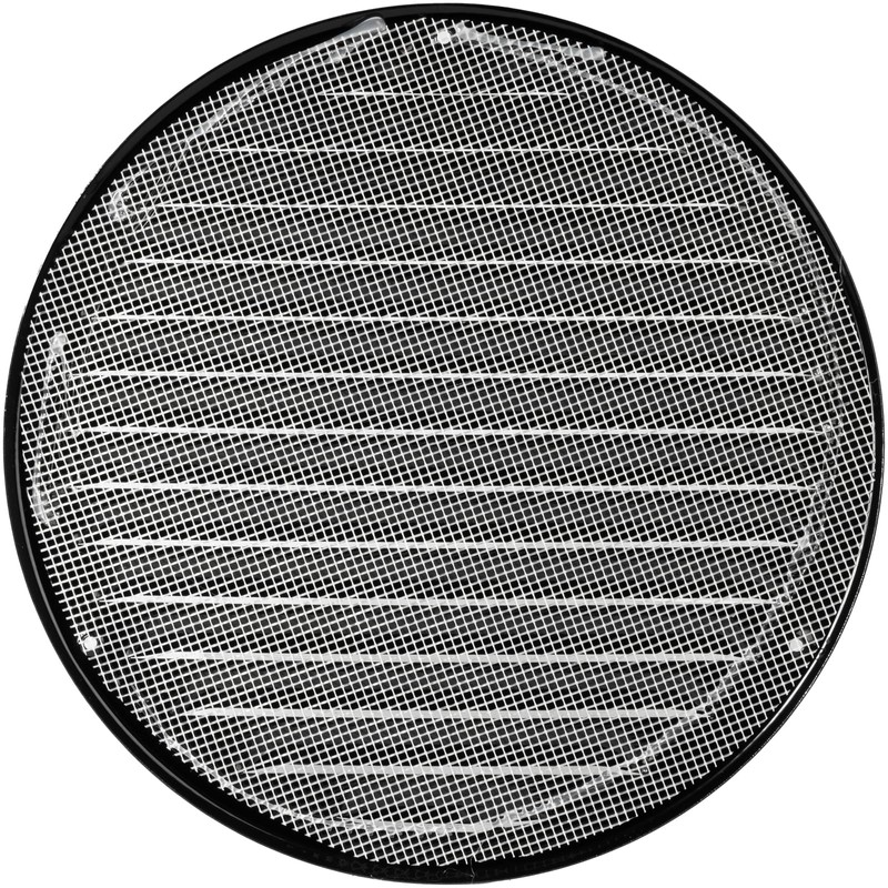 Repa Market 8 Inch (Opening Dimensions) Air Vent Covers/Black Galvanized