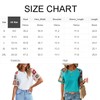 Chvity Short Sleeve Tops for Women Fashion Crochet Sleeve Crewneck