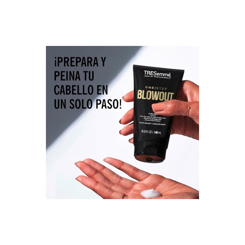 TRESEMMÉ, One Step Blowout, Protector Térmico y Tratamiento Capilar, Aporta