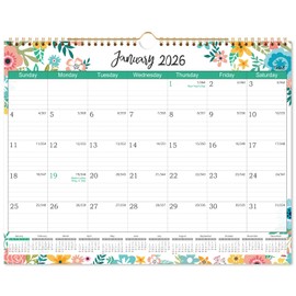 2026 Calendar - Jan. 2026 to Dec. 2026, Wall Calendar 2026, 14.8 x 11.4 Inches, 12 Months Wall Calendars with Ample Blocks for Writing