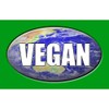 CafePress Vegan Oval Sticker Oval Car Bumper Sticker