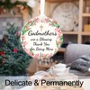 Gifts for Godmother Ornament 2024, Godmother Christmas Ornament 2024, Godmother