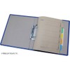 KINGJIM Vertical King File GX A4 Size, Double Opening, Blue