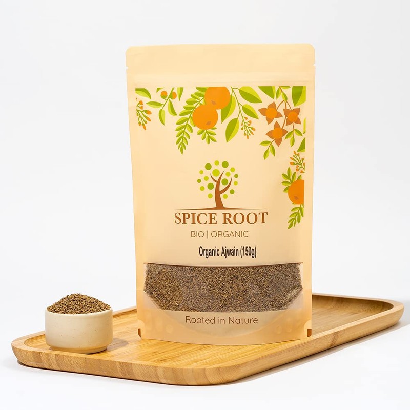 Organic Ajwain 150g (Bishop's Weed, Carom Seeds) - Premium Quality,