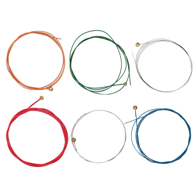 6PCS Guitar String Musical Instrument Accessory Acoustic Guitar String Replacement