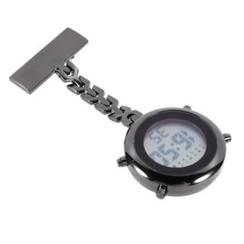 Watch - Multi-Function Digital Watch Watch Brooch Clip on Watch Hanging Lapel Pin Watch Fob Watches for Nurses Doctors