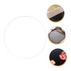 jojofuny Transparent Acrylic Round Disc Clear Acrylic Sheet for DIY
