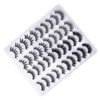 20 Pairs 6D False Eyelashes 4 Styles Long Thick Semi