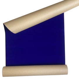 Adhesive Blue Velvet Felt Fabric Liner Felt Drawer Liner Wallpaper for Jewelry Box Cabinets Shelf Walls Arts & Crafts Felt Fabric Sheet 14.2" x 98"