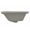 Nantucket Sinks UM-19x11-B 19-Inch by 11-Inch Rectangle Ceramic Undermount Vanity
