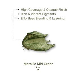 Art Whale Gouache Metallic Mid Green Refills (50ml/1.7oz)|Intense Pigments, Easy Color Refill (2 pcs.)