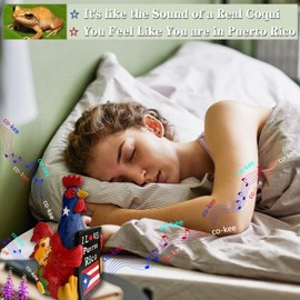 UKENEM Puerto Rico Souvenirs, Puerto Rican Coqui with Sound, Boricua Themed Roosters, Puerto Rico Gallo Boricua Flag, I Love Puerto Rico Rooster Decoration, Puerto Rico Gifts
