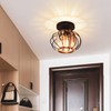 FRIDEKO HOME 2-Pack Semi Flush Mount Ceiling Light - Small