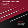 ARCCAPTAIN TIG Welding Tungsten Electrode 10-Pack 1/16"x 7"(Red - 2%