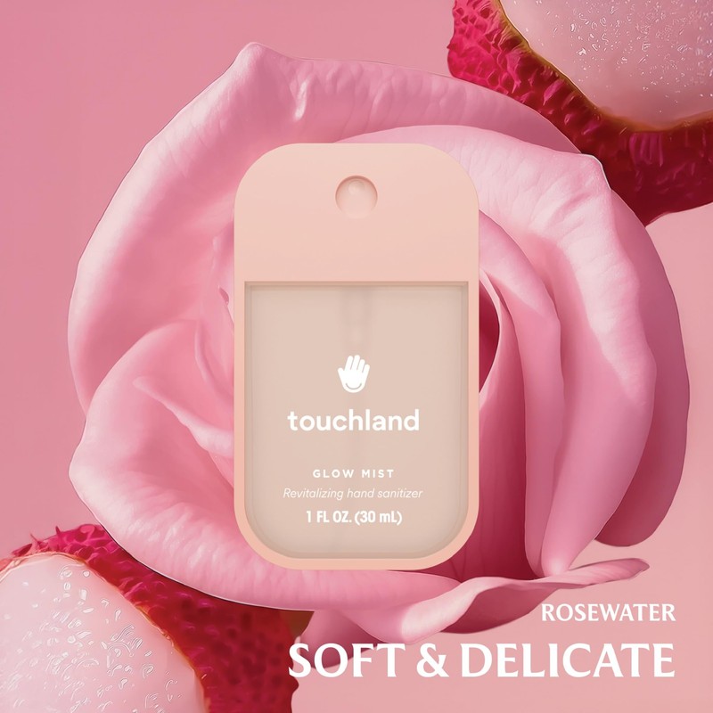 Touchland Glow Mist + Gentle Mist + White Mist Case,
