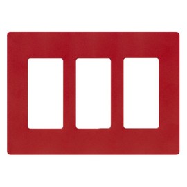 Lutron SC-3-HT Claro Three-gang Wallplate Hot