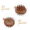 OATIPHO Wooden Scalp Massage Comb Comfortable for Relaxation Durable Meridian