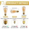 Figame ST64 Edison Bulb 60W 6 Packs, 110-130 Volts, E26/E27