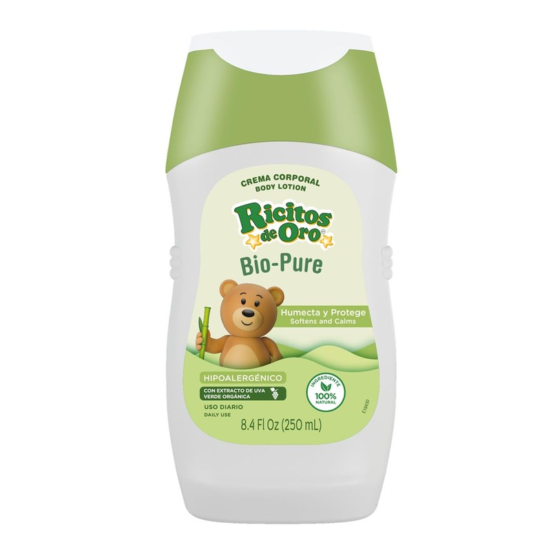 Ricitos de Oro, Crema Bio Pure, con extracto de uva