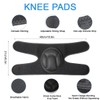 CXWPDD Protective Knee Pads Anti Slip Collision Avoidance Outdoor Sports