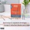 Rascador de lengua MasterMedi MM_TC_Master – acero inoxidable, kit 3