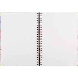 DOHE Bullet Journal A4 Notebook with Dots for Organization and Notes, Size 21.5 x 30 cm, Double Ring Closure (Wire'o), 192 Pages, Thick 100gsm Paper, Takenote Poppy
