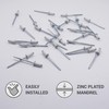 Pack of 100 Painted Blind Rivets 3.2 x 8 mm,