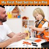 KidBloom Kids Tool Set with Toy Drill, 44 Pcs Construction