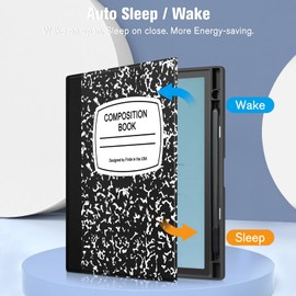 Fintie Case for 10.3" Boox Note Air4 C (2024)/ Air3 C/ Air3 B/W (2023) ePaper - Slim Lightweight PU Leather Book Folio Cover Auto Sleep/Wake, Built-in Pen Holder, Composition Book