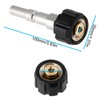 Briny River High Pressure Adapter Plug Nipple Long Quick Connector