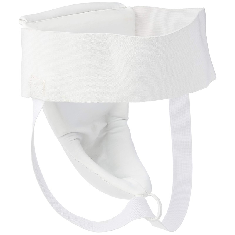 Blitz Deluxe Male Groin Guard - White - Medium