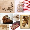 39 Pieces Wood Burning Tool Kit Pyrography Pen Adjustable Temperature