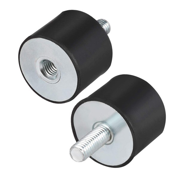 sourcing map M10 Male Female Rubber Mounts, Shock Absorber, for