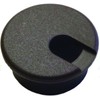 Grommet Desk Wal Brn 1-1/2in