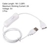 MECCANIXITY USB Cable with ON/Off Switch, USB Male to Female