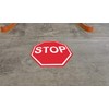 "Stop" Durable Laminated Vinyl Floor Sign- Sign by Graphical Warehouse-