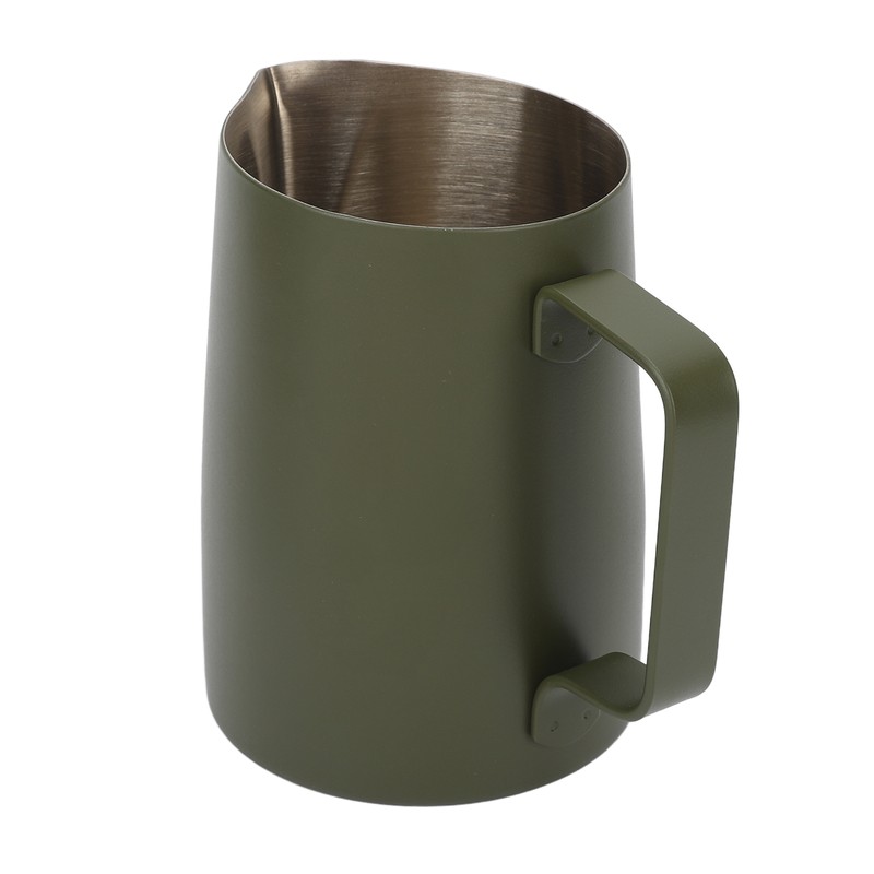 Milk Frothing Pitcher Slanting Mouth Food Grade Stainless Steel Milk