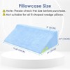 Wedge Pillow Case Cover for 19.68" X 9.8" X 5.9"