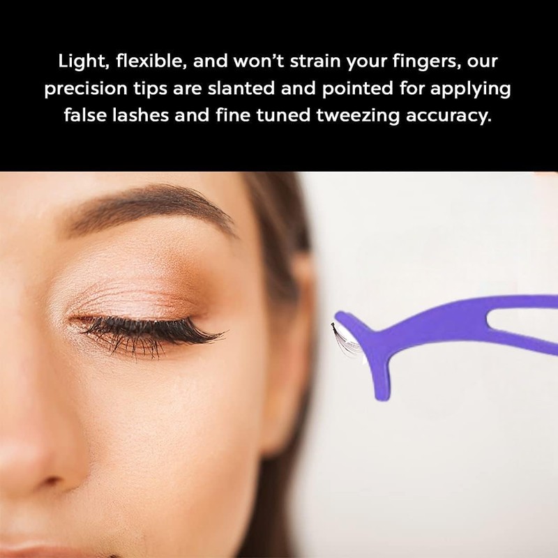 F.A.R.A.H False Eyelashes Placement Applicator Tool - Eyelash Extension Tweezers