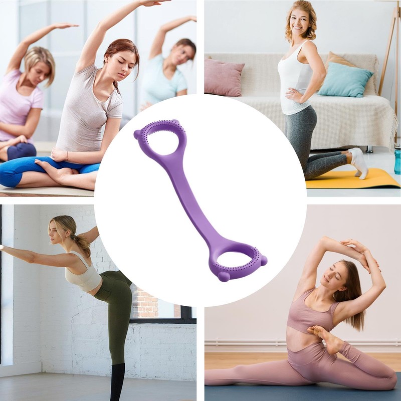 Stretch Bands for Exercise,8-Shaped Fitness Stretch Bands - Chest Training