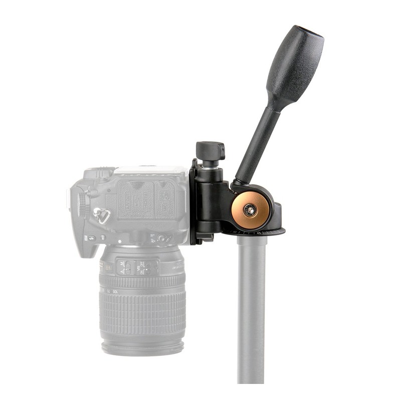 ayex hydraulic 3-way tripod head tilt with quick release plate