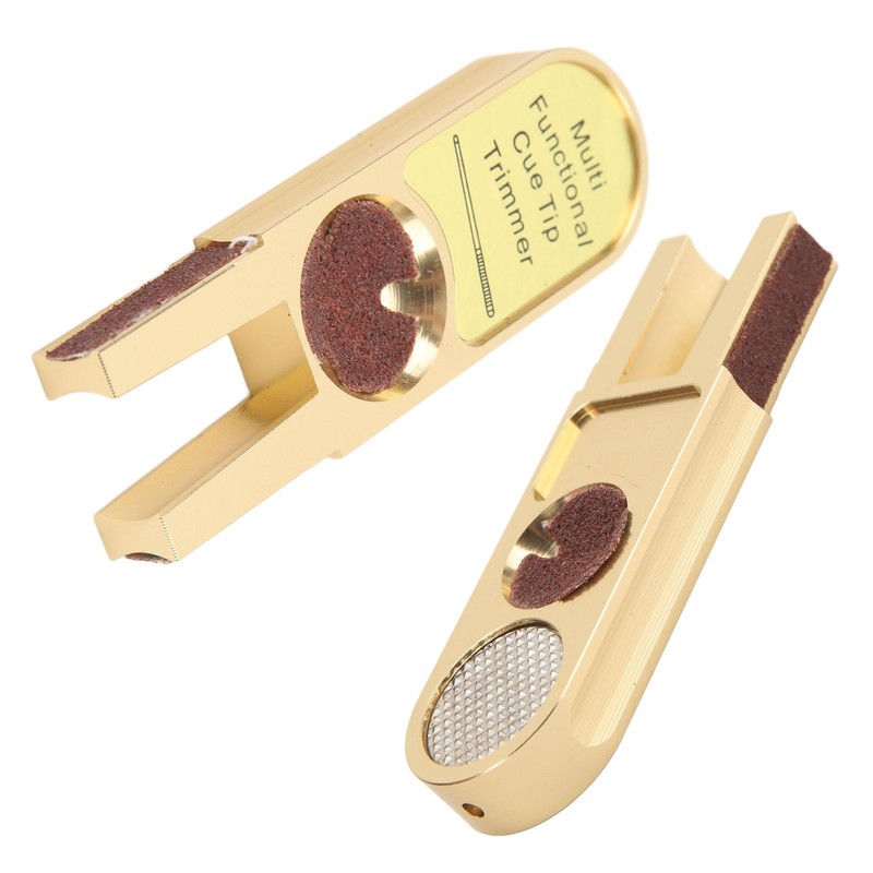 Pool Cue Tip Shaper Multifunctional Billiard Cue Tip Repair Tool